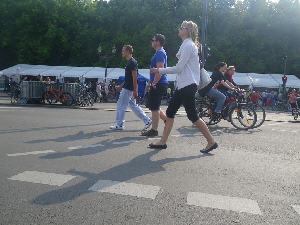 Die Ausgabezelte waren Samstags wie immer gut besucht....