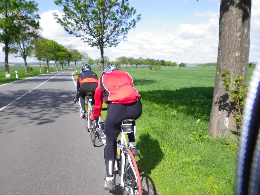 Erst gegen den Wind über Schladen,Liebenburg nach Othfresen.