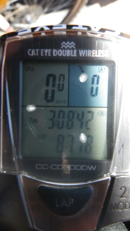 Das waren unterm Strich, sehr ruhig und fast ohne Autos...88km