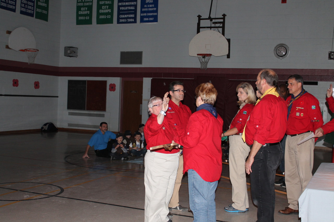 Beaver's Investment Ceremony - Nov. 14, 2012