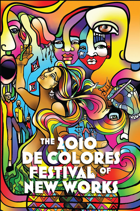 De Colores Festival Poster and Flyers, By Shalak, Commissioned by Alameda Theatre Toronto, 2010, Canada