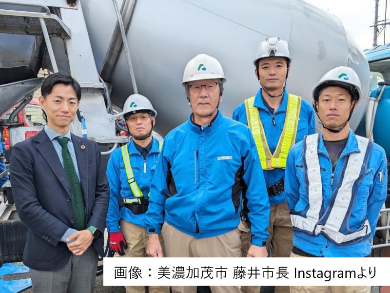 美濃加茂市大規模火災訓練に協力