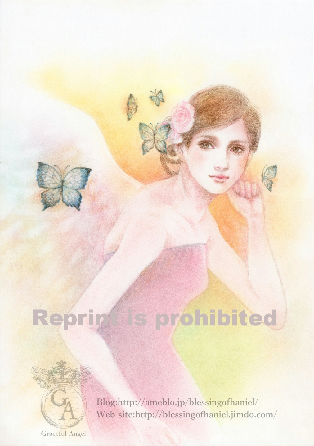 オリジナル天使画、妖精画などのアート作品 - blessingofhaniel