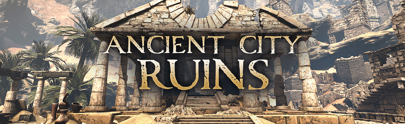 Ancient city ruins for Unity