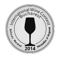 Jahrgang 2012: Silbermedaille, Int. Wine Contest Bucharest 2014