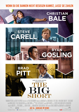 The Big Short - Christian Bale - Brad Pitt - Paramount - kulturmaterial