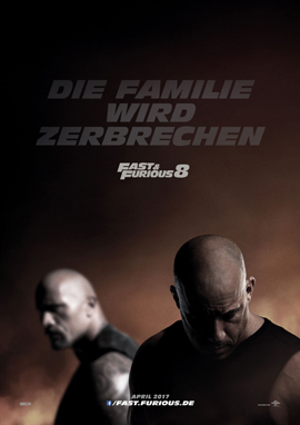 FAST and FURIOUS 8 - Universal - kulturmaterial