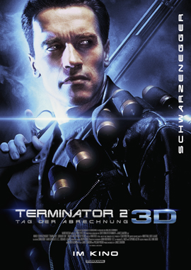 Terminator 2 3D - Arnold Schwarzenegger - Studiocanal - kulturmaterial