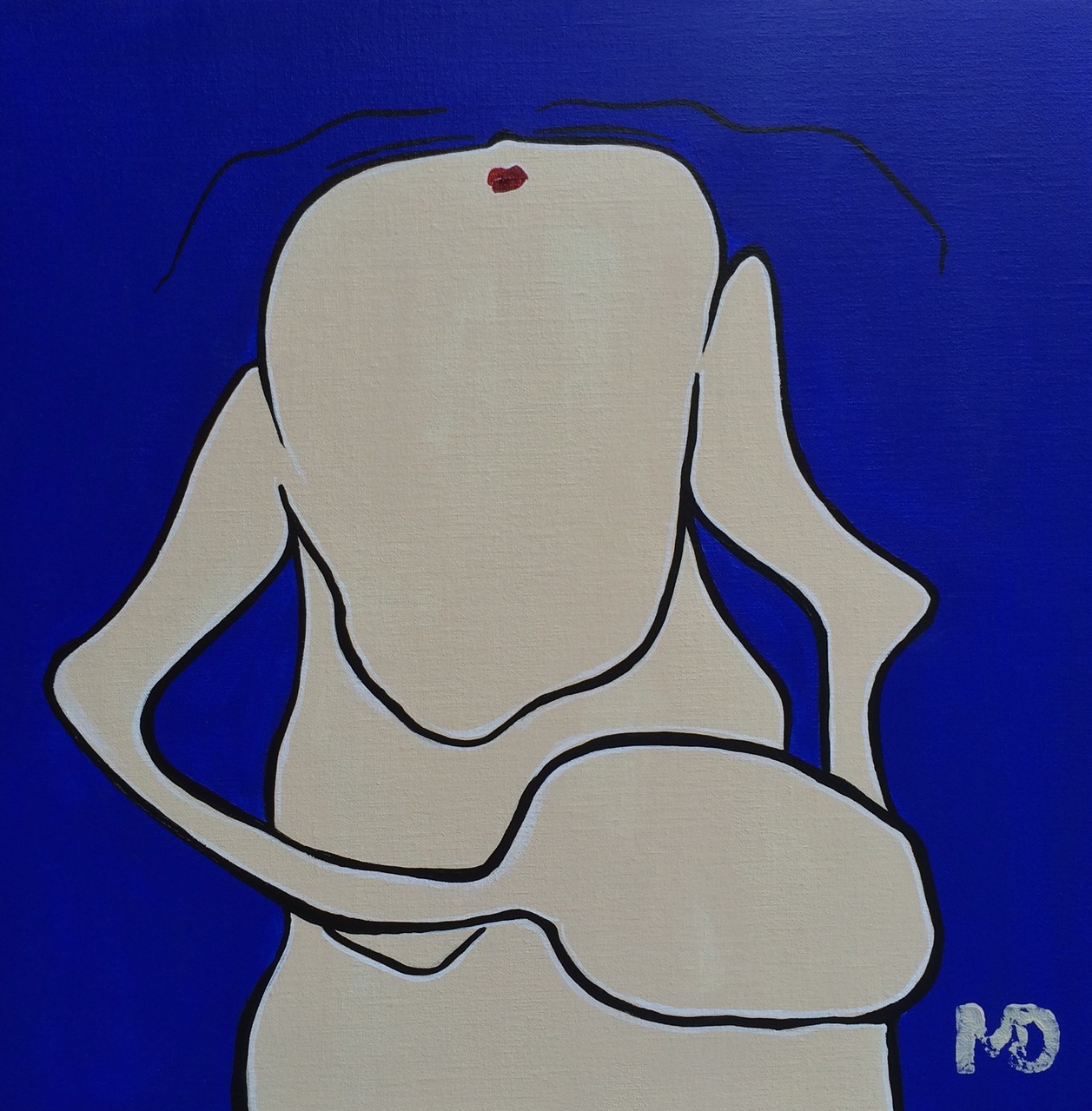 Let it be me (B) - Acryl - 50x50