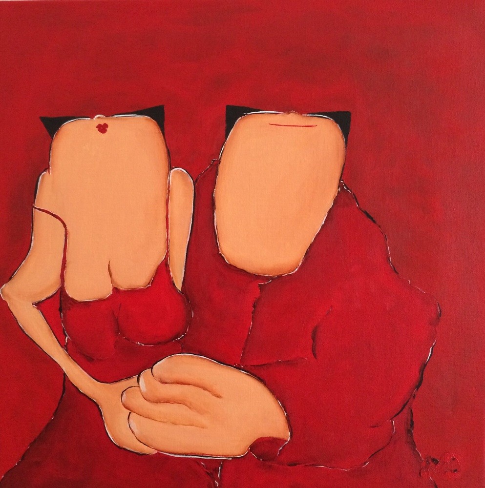 Perfect Match - Acryl - 50x50