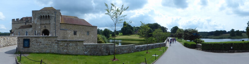 Blick auf Leeds Castle
