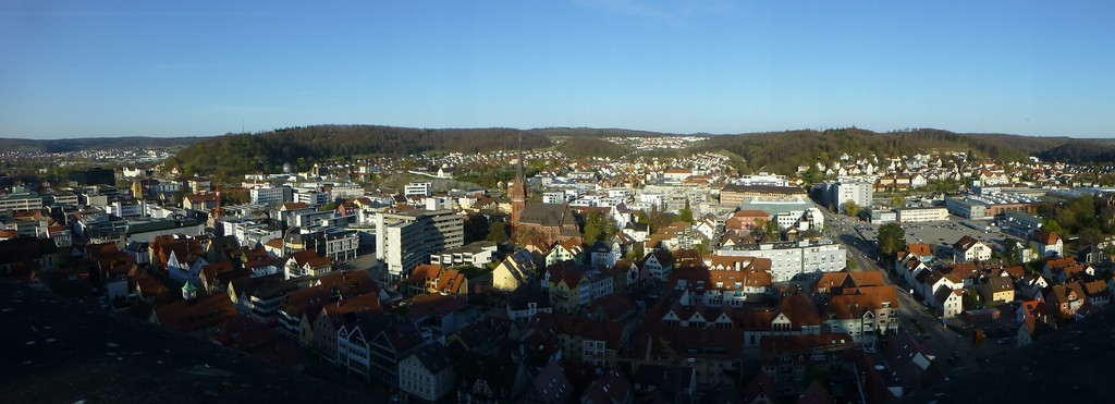 Ausblick auf Stadt Heidenheim an der Brenz