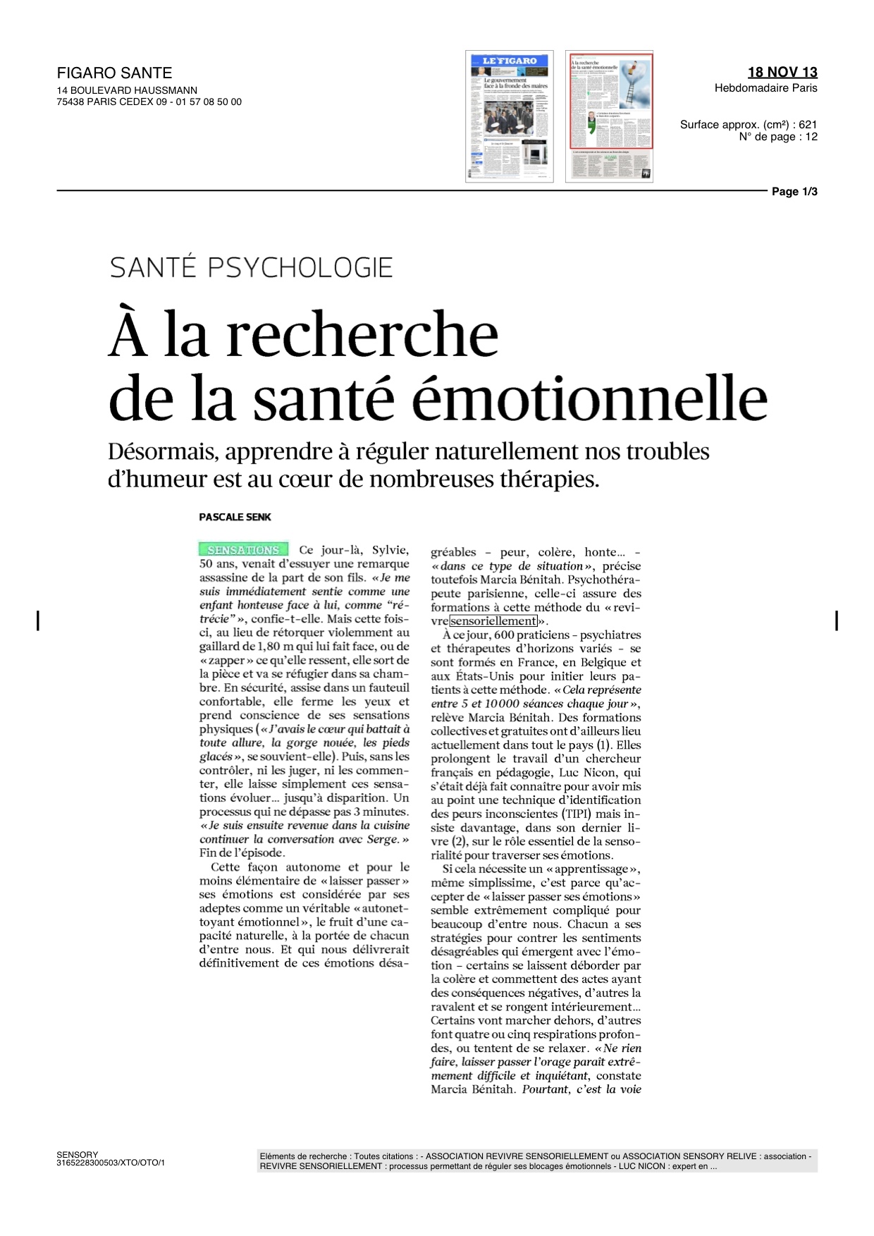 Le Figaro Santé - Page 1 sur 2 - 2013