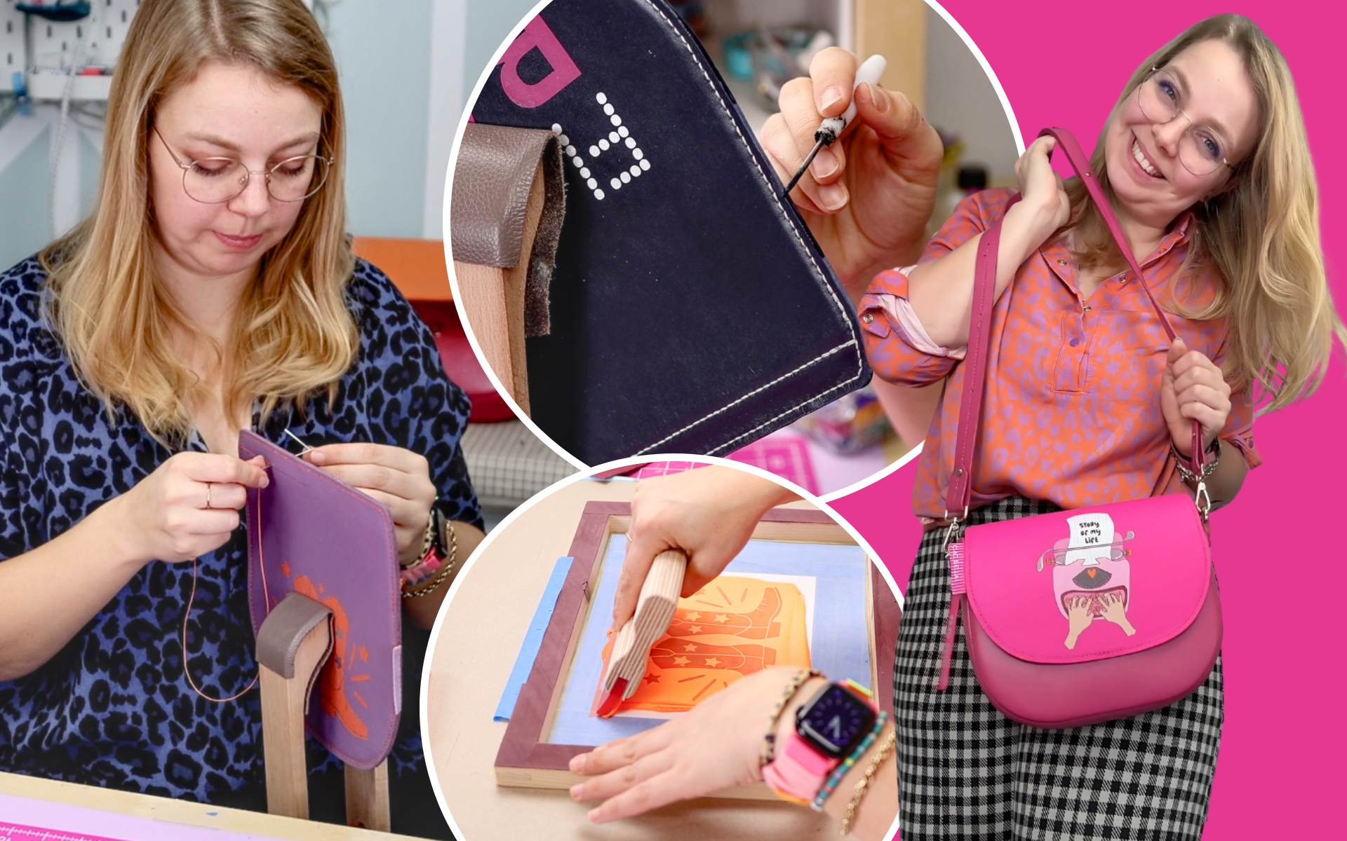 3 DIY Tauschklappen für meine Saddle Bag