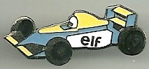Renault williams ELF : Base nickelée / ELF IPC Boomerang