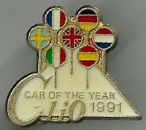 Clio car of the year 1991 : Base dorée