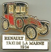 Renault Taxi de la Marne 1914 : Base dorée / CEF Paris / 27x26 mn