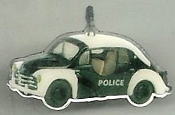 Renault 4cv Police : Base chromée / Editions Atlas
