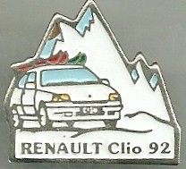 Renault Clio 92 : Base chromée / 25x23,5 