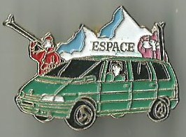 Renault Espace : Base Dorée / 34x20 mm