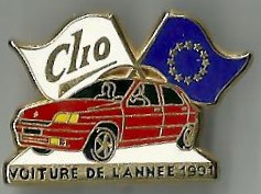 Clio voiture de l'année 1991 : Base dorée/Arthus Bertrand Paris