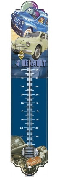 Thermomètre Renault 4cv, Editions Clouet, Réf : 57149
