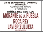 Toros de Nuñez del Cuvillo pour Morante de la Puebla, Roca Rey et Javier Zulueta
