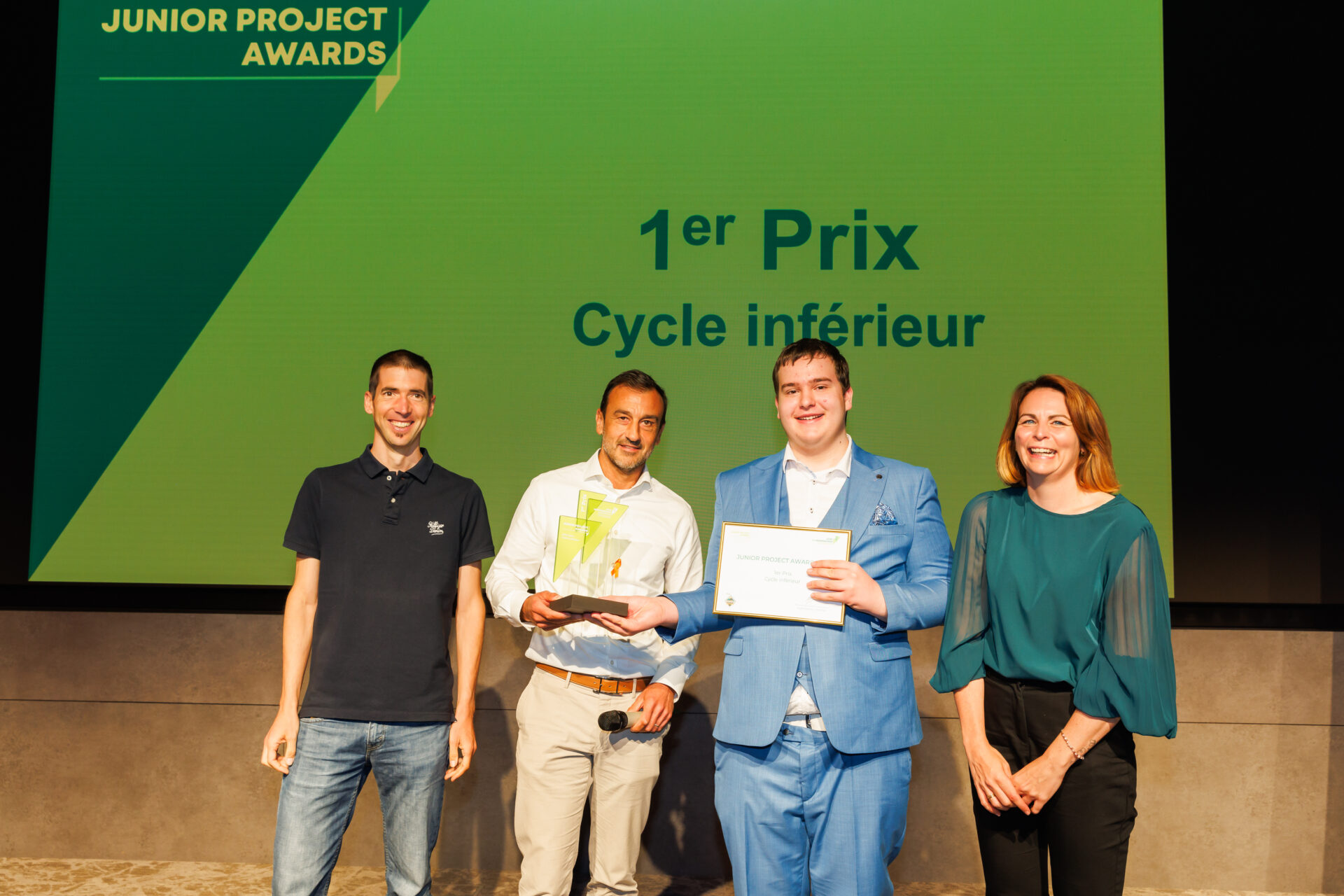 Erster bei der JPA Bild: Jonk Entrepreneuren Luxembourg © Pierre Levy / www.levygraphie.lu