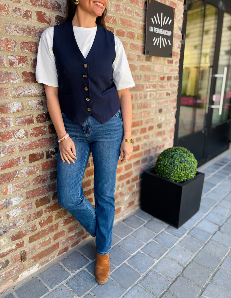 VETEMENT FEMME JEAN COUPE DROITE MAJOLICA