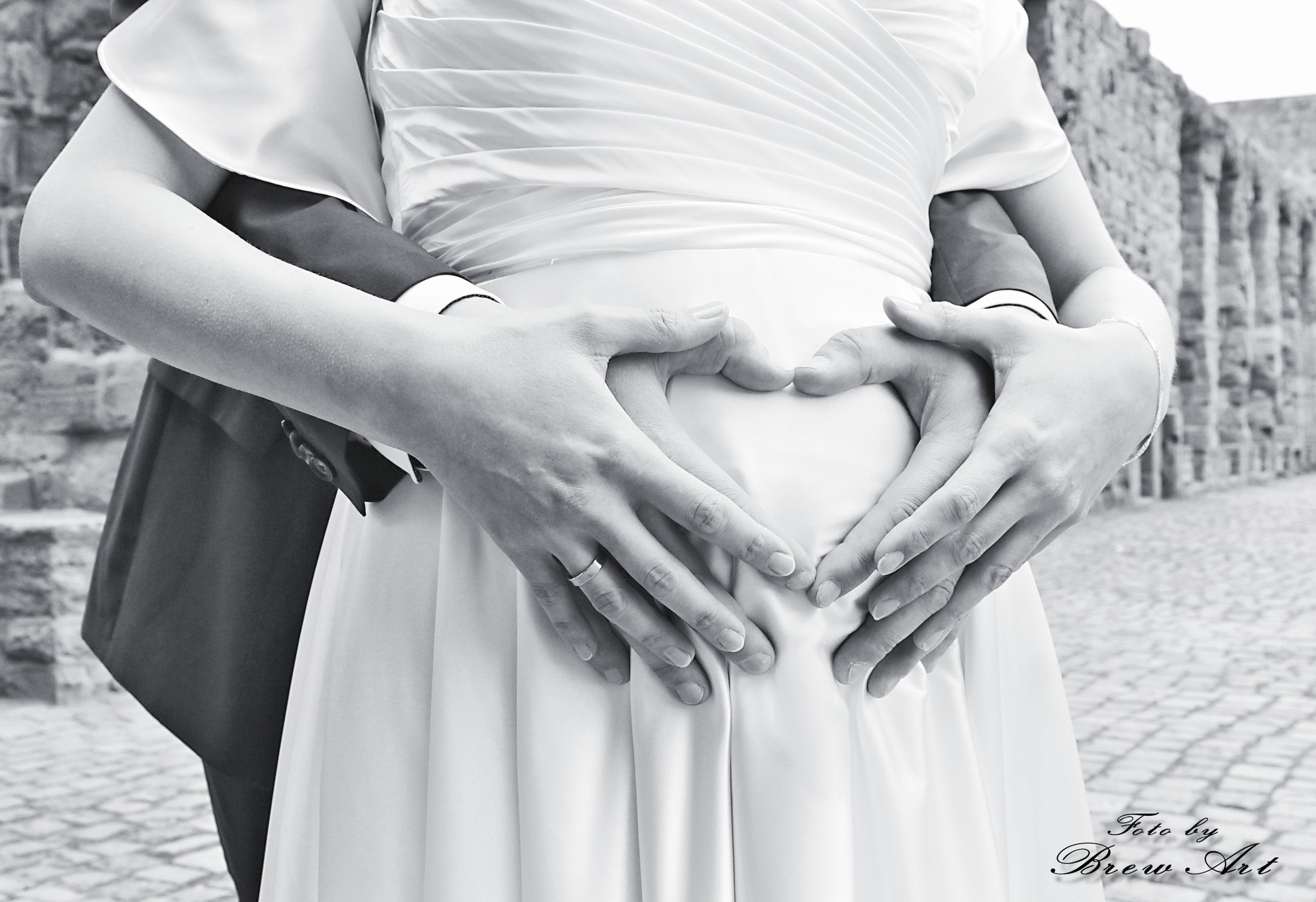 #lustige_Hochzeitsfotos_schwanger_Babybauch
