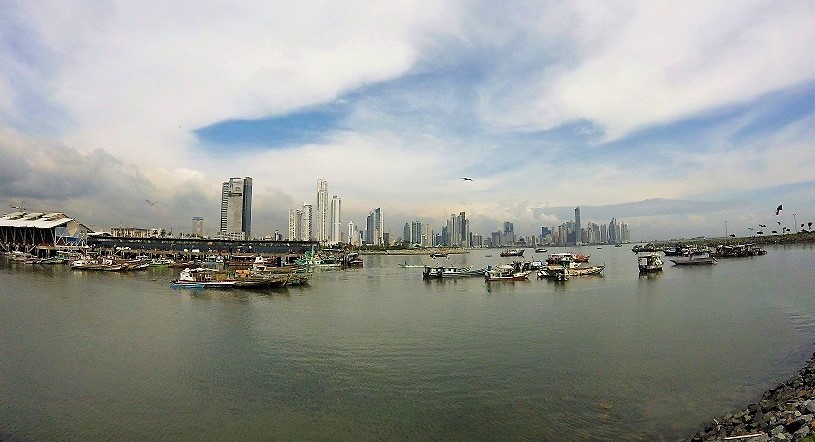 Die Skyline von Panama.