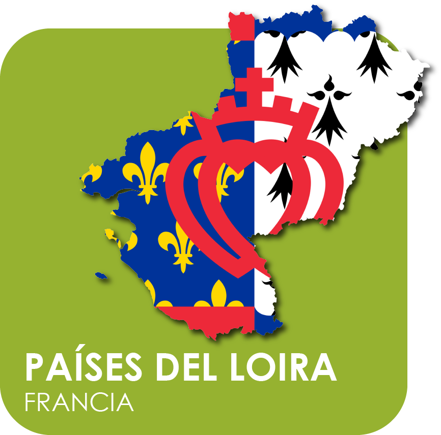 Países del Loira Mapas y Banderas