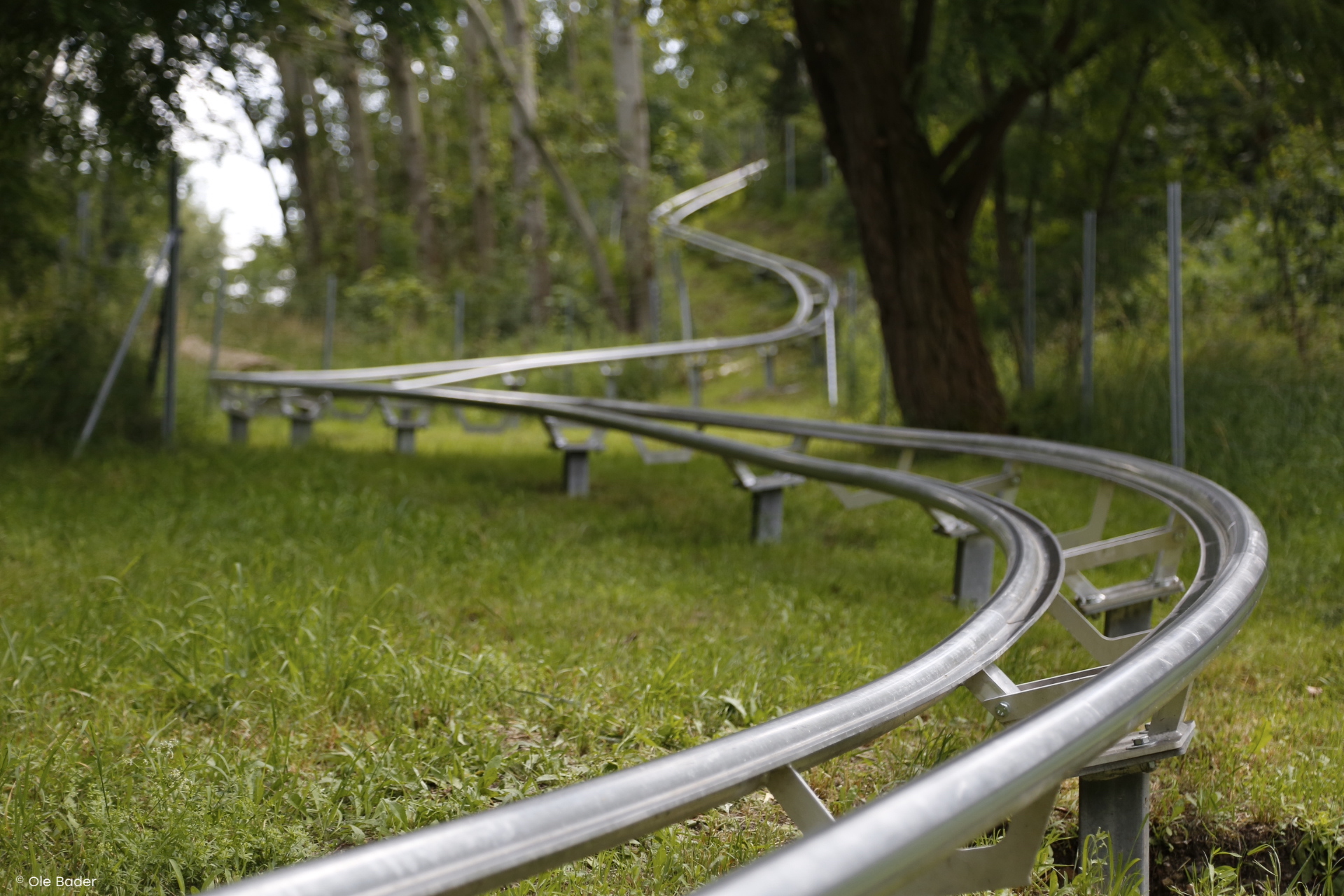 Wiederaufbau der Sommerrodelbahn gestartet