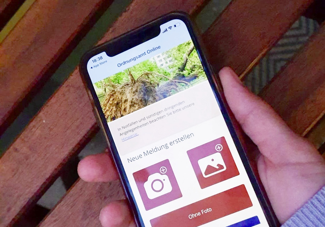 Bürgermeisterin wirbt für Nutzung der Ordnungsamt-App