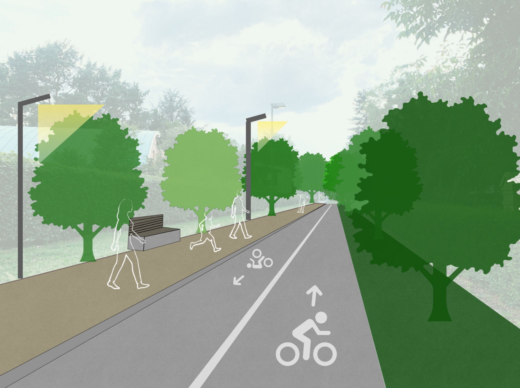 Sicher radeln und flanieren: Ideen für die Biesdorfer Promenade