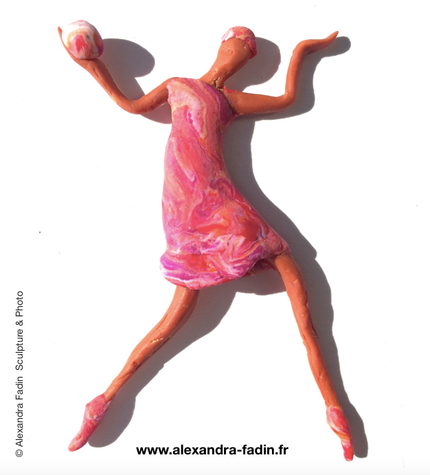 Danseuse planète multicolore 1