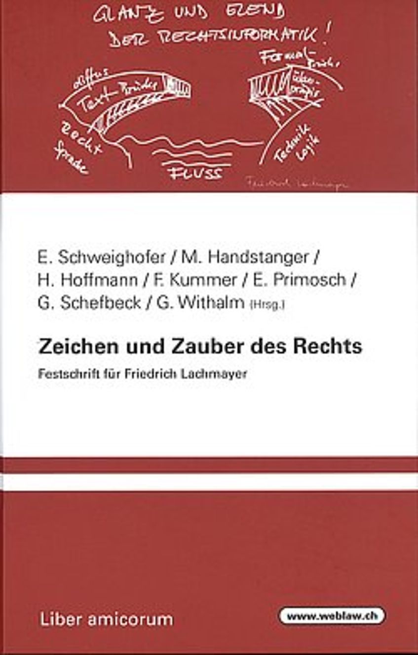 Beitrag in der Festschrift für Dr. Friedrich Lachmayer