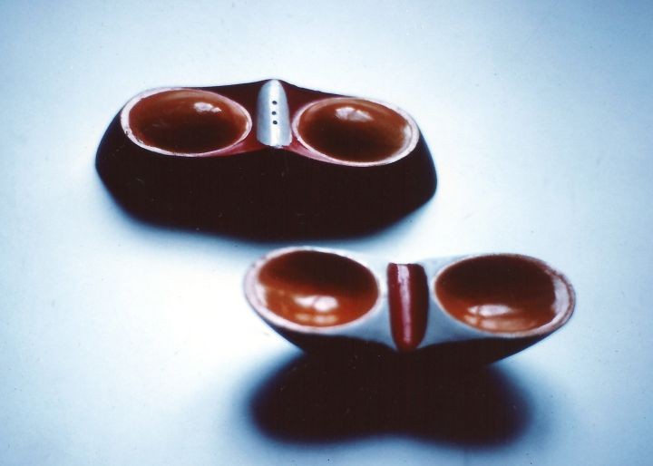 Gipsmodell Salz und Pfeffer