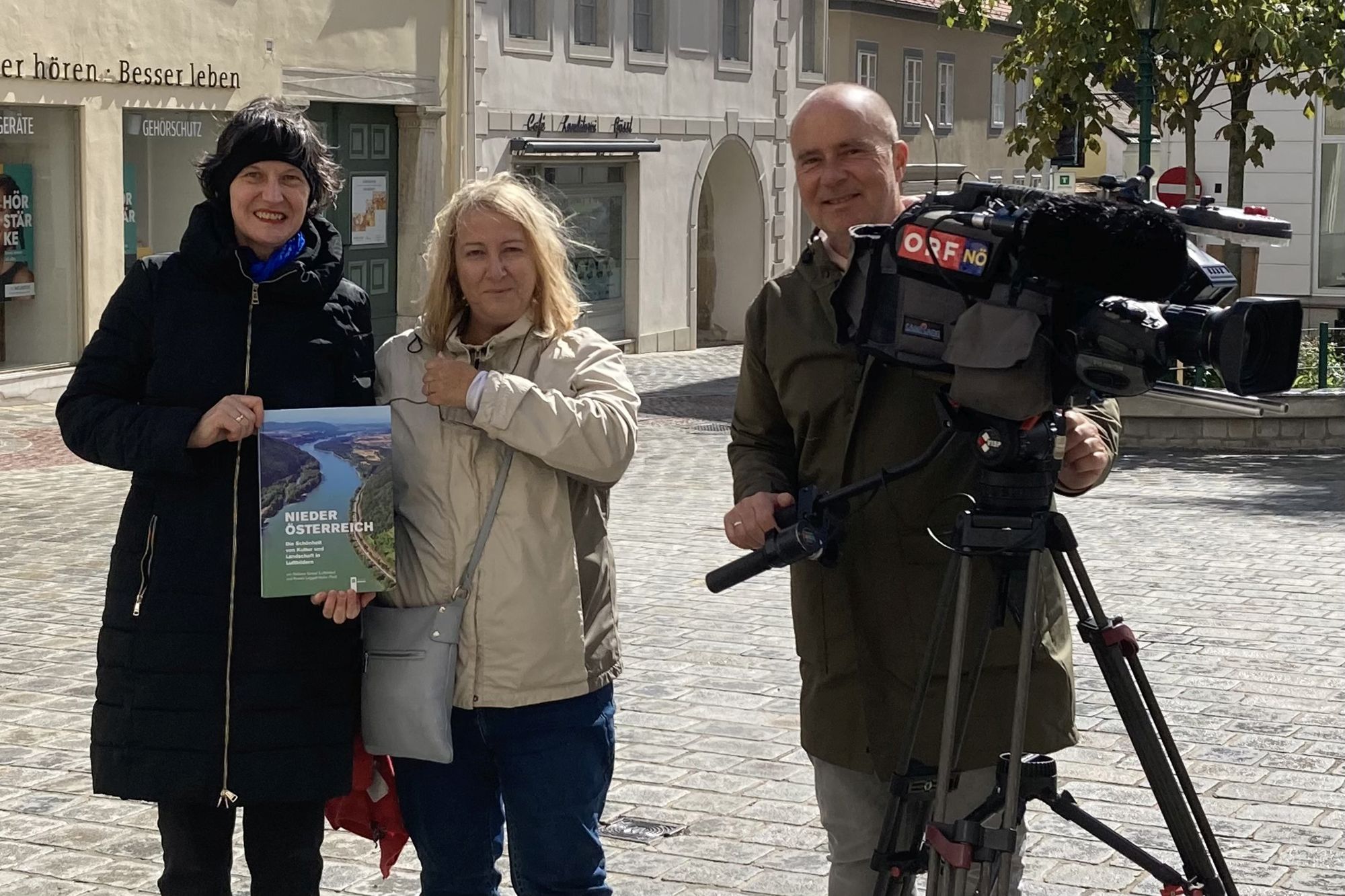 Stefanie Grüssl, Sabine Daxberger und Christoph Koller