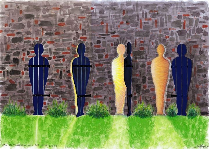 "Mensch Sein als Tor zum Licht" / (c) Stefanie Grüssl