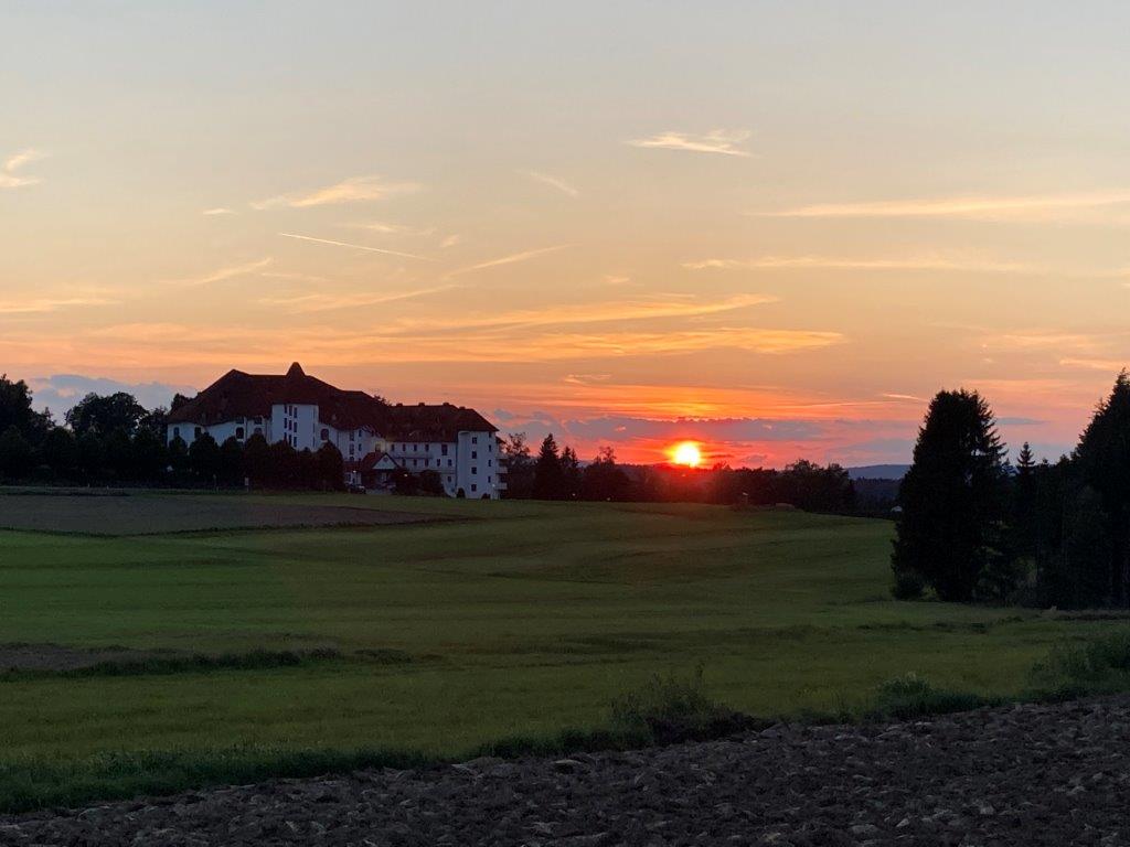 Sonnenuntergang vor der Heimreise