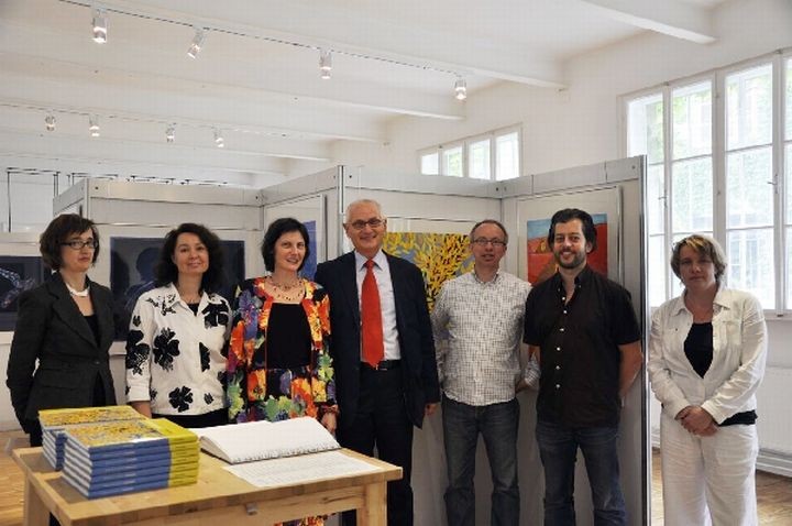 DDr. Irina Sibgatullina, Stefanie und Gerald Grüssl, Martin Fößleitner, Univ.-Ass. MMag.Stefan Hampl