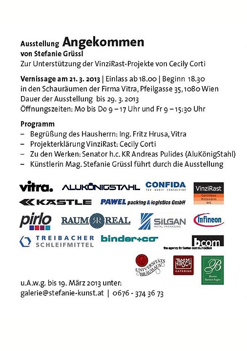Einladung "Angekommen"