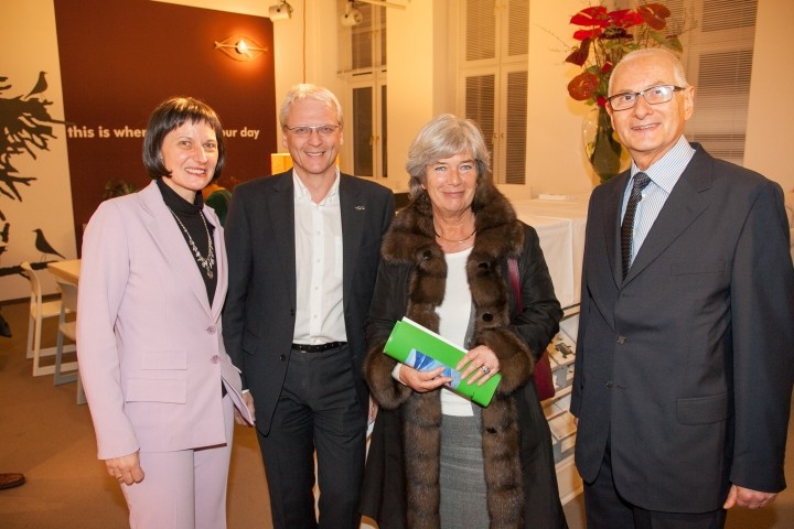 Stefanie Grüssl, Fritz Hrusa, Heide Schmidt, Gerald Grüssl