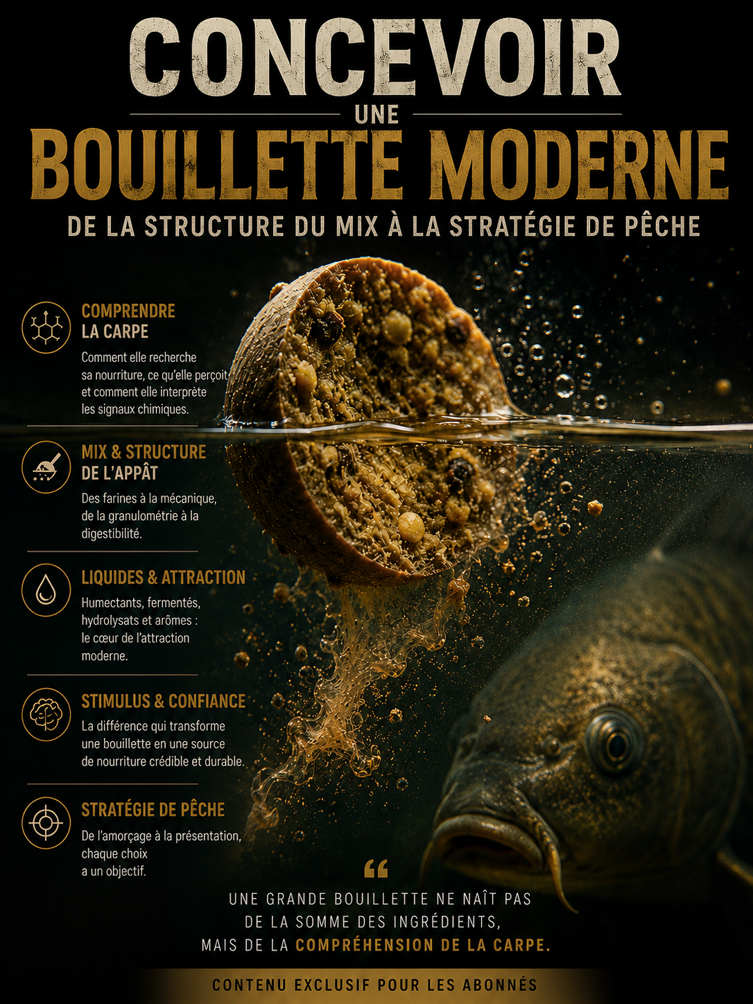 Concevoir une Bouillette Moderne : Structure du Mix, Attraction et Stratégie Carpe