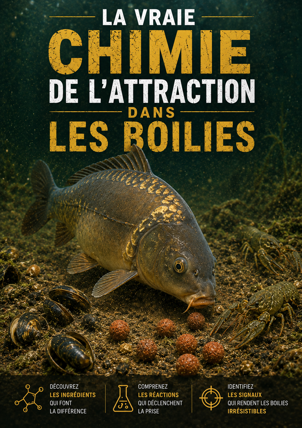 La véritable chimie de l’attraction des bouillettes pour la carpe