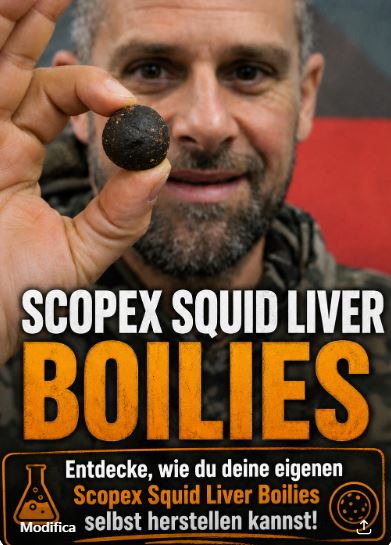 Scopex Squid Liver Boilies selber machen – Fortgeschrittenes Rezept