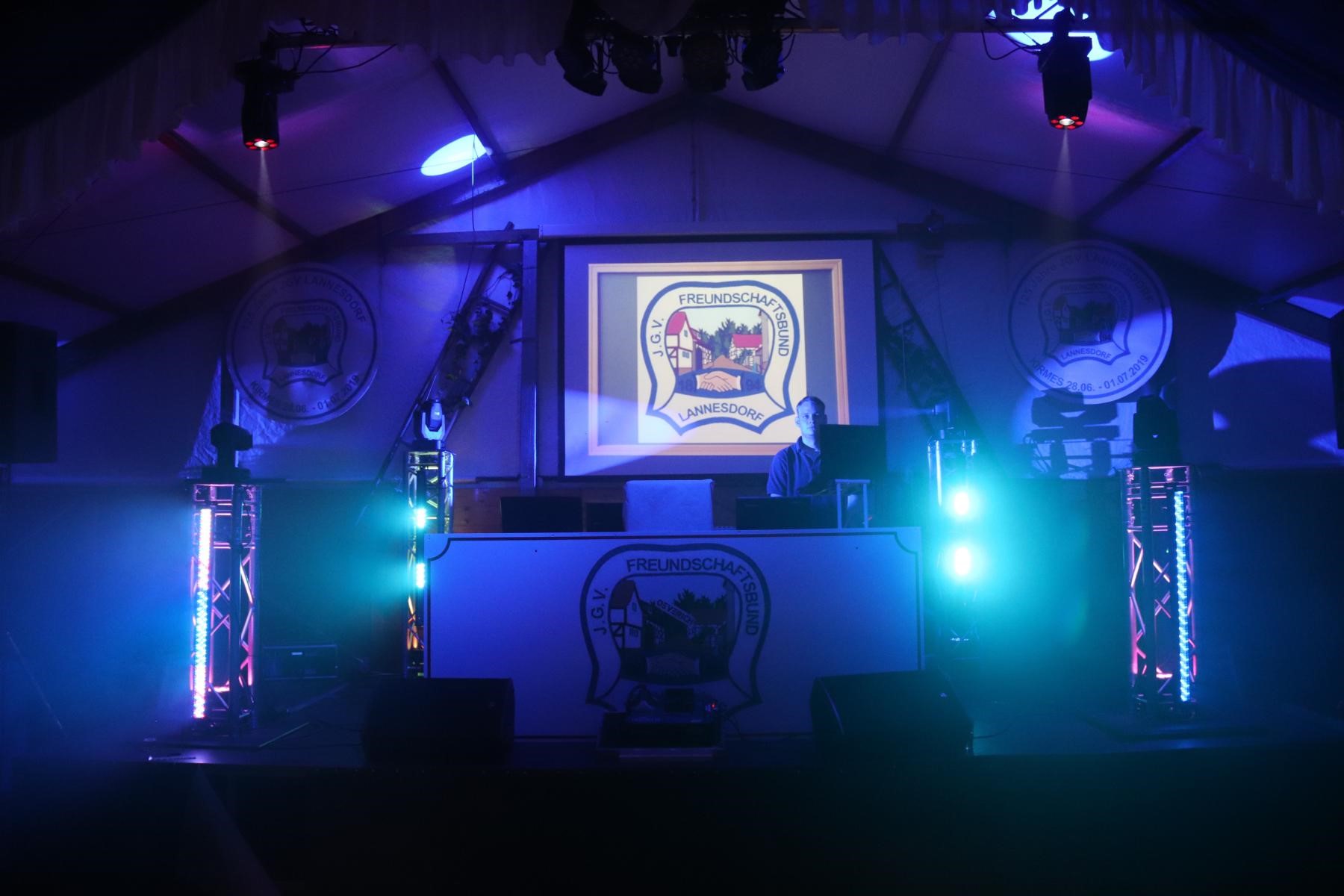 Festzelt des JGV Lannesdorf 2019