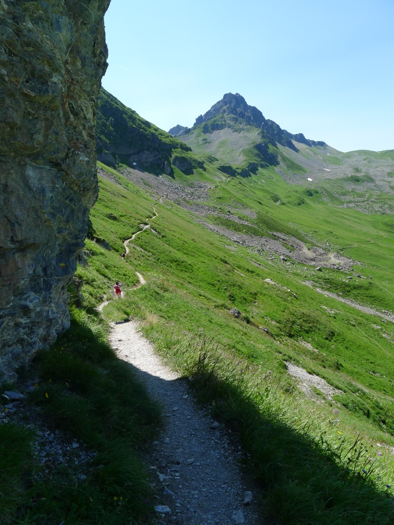 Sur le chemin qui mène au Col de la Fenêtre