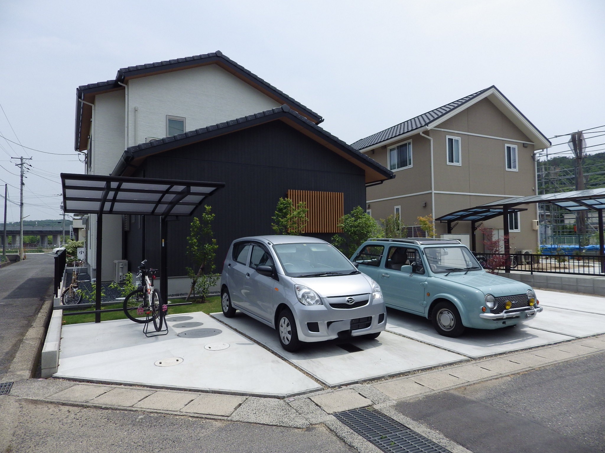 外構　エクステリア　和風庭　石張り　倉敷市